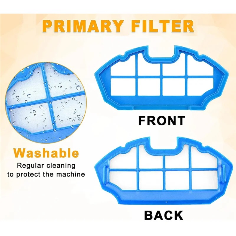 ชุดอะไหล่สำหรับ Ecovacs N79S N79 DN622 500 N79W N79SE yeedi K600 K700อุปกรณ์เสริมแปรงตัวกรอง