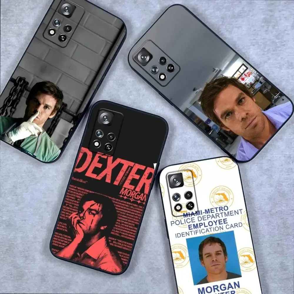 

D-Dexter Morgan Phone Case For Samsung S 25,24,23,22,30,21,10,9,Ultra,Plus,Lite,FE,4,5G Funda Black Soft Case