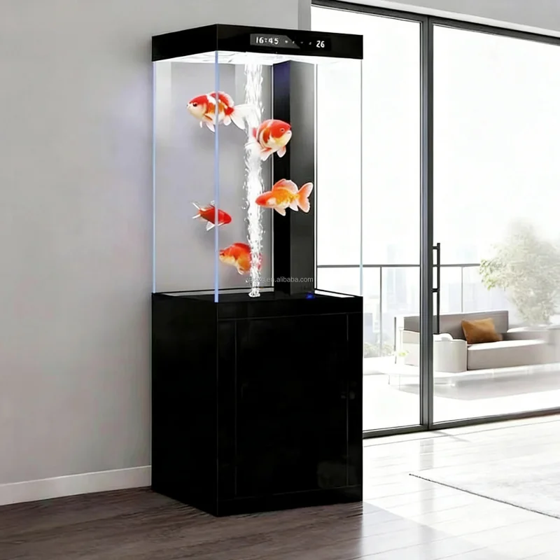 custom.Factory Customized Custom 3ft Height Aquarium | 19.68inchx15.75inch Bottom Fish with LED Display