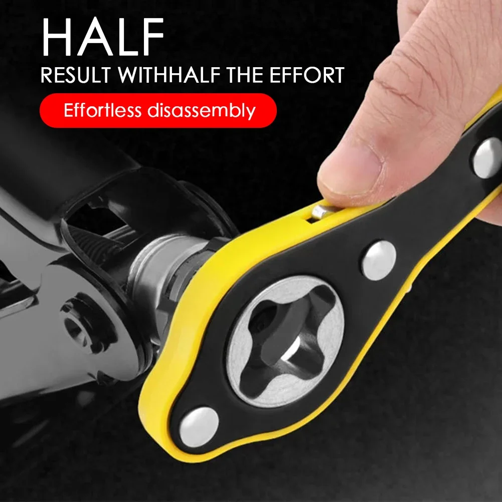 Car Labor-saving Jack Ratchet Wrench Scissor Jack Garage Tire Wheel Lug Wrench Handle Labor-saving Wrench Car Repair Tool