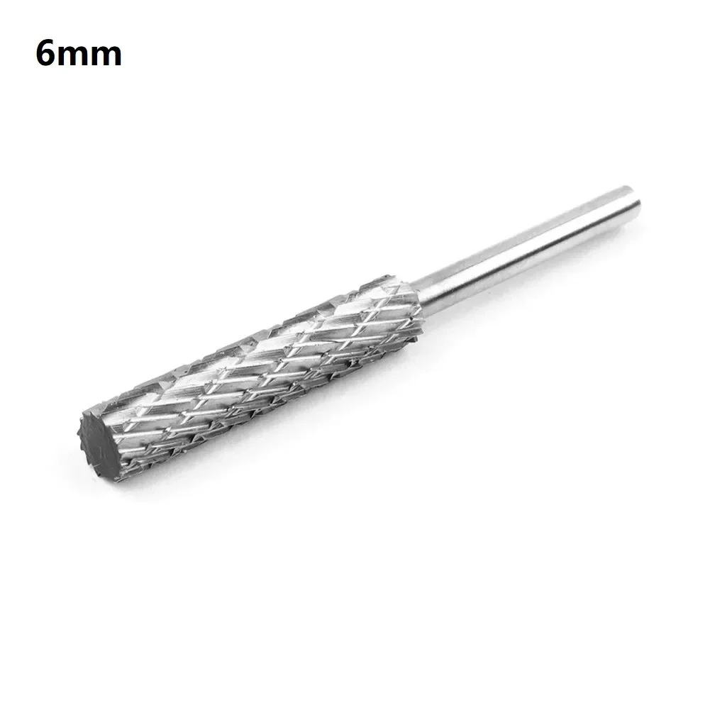 High Speed Steel Rotary File Double Cut Burr Drill Bit Grinding Head Burr Milling Cutter Drill Bits For Metal Finishing Tools