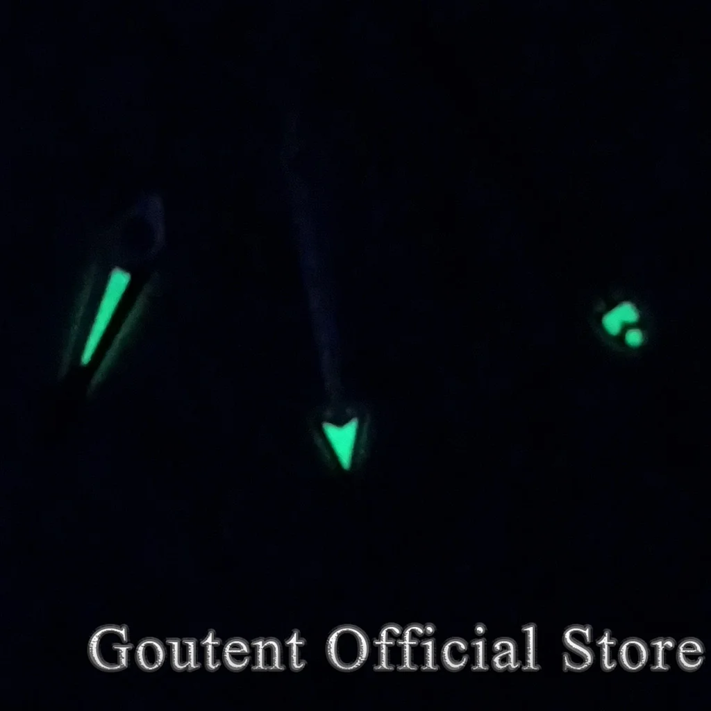 Goutent Silver Watch Hands Green Luminous Fit ETA 2836 2824 PT5000 NH35 NH36 Movement Watch Accessories