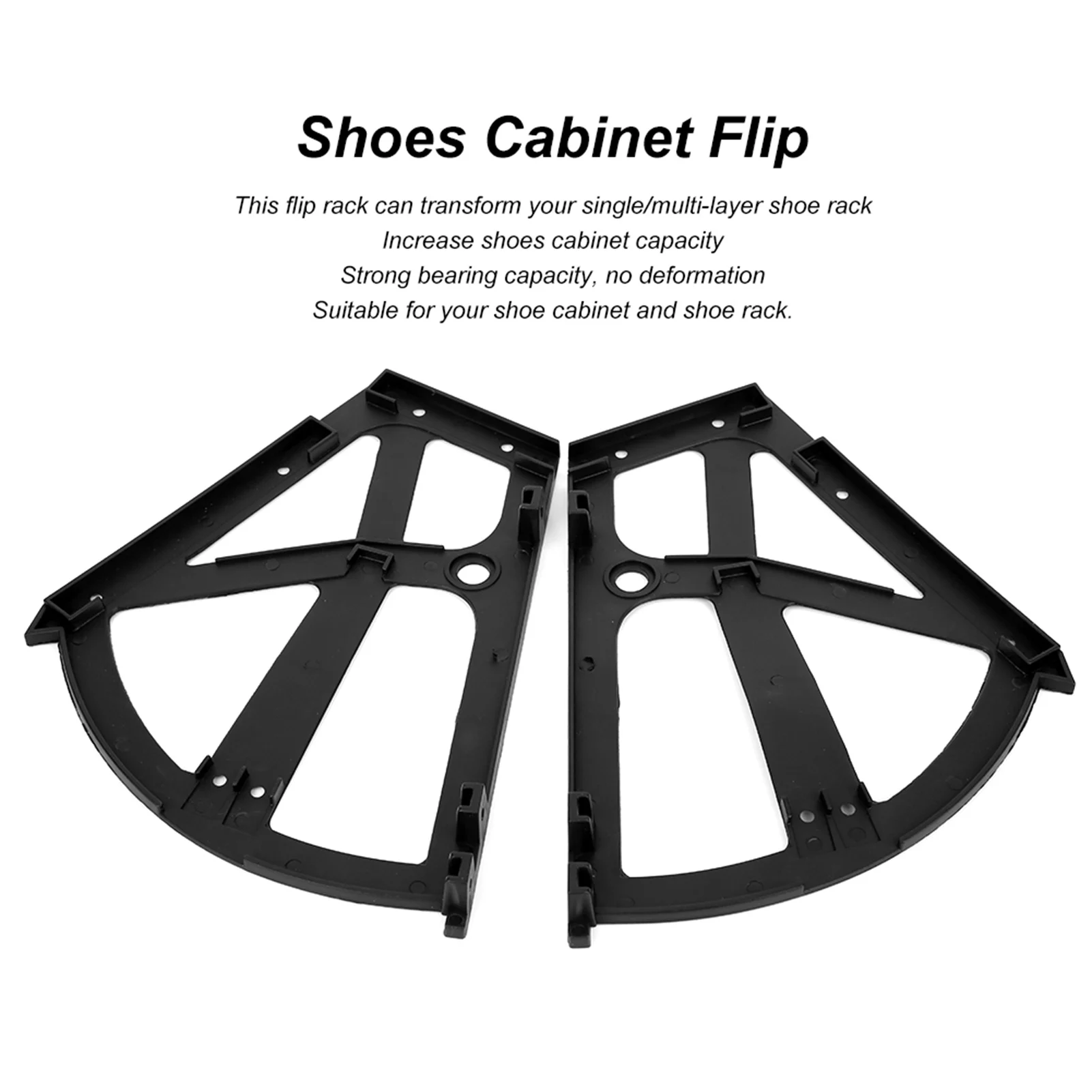 4PCS/Set Home Furniture Shoes Drawer Cabinet Hinge  Plate Frame Turning Rack Accessory Furniture Turning Rack