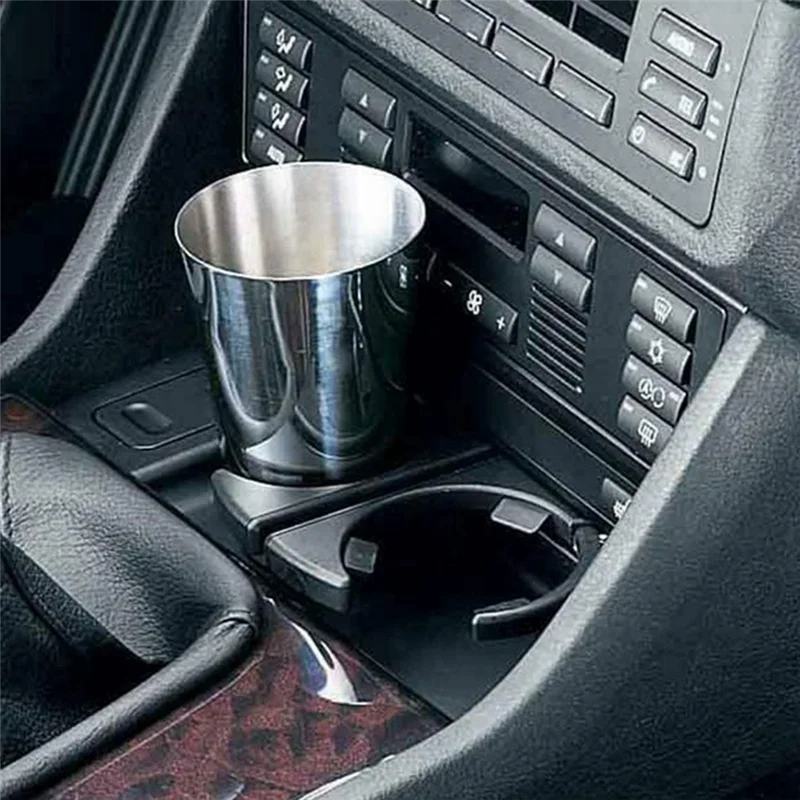 

CYGJ-Automotive Front+Rear Retractable Cup Holder Water Cup Holder Right Hand Drive For BMW E39 525I Parts 51168184520 511681902