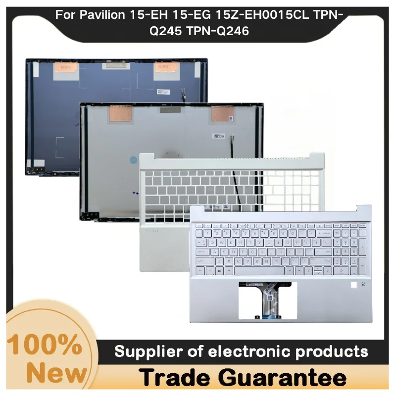 

New For Kailxuling Pavilion 15-EH 15-EG 15Z-EH0015CL TPN-Q245 TPN-Q246 LCD Back Cover A Shell Upper Case Cover With keyboard