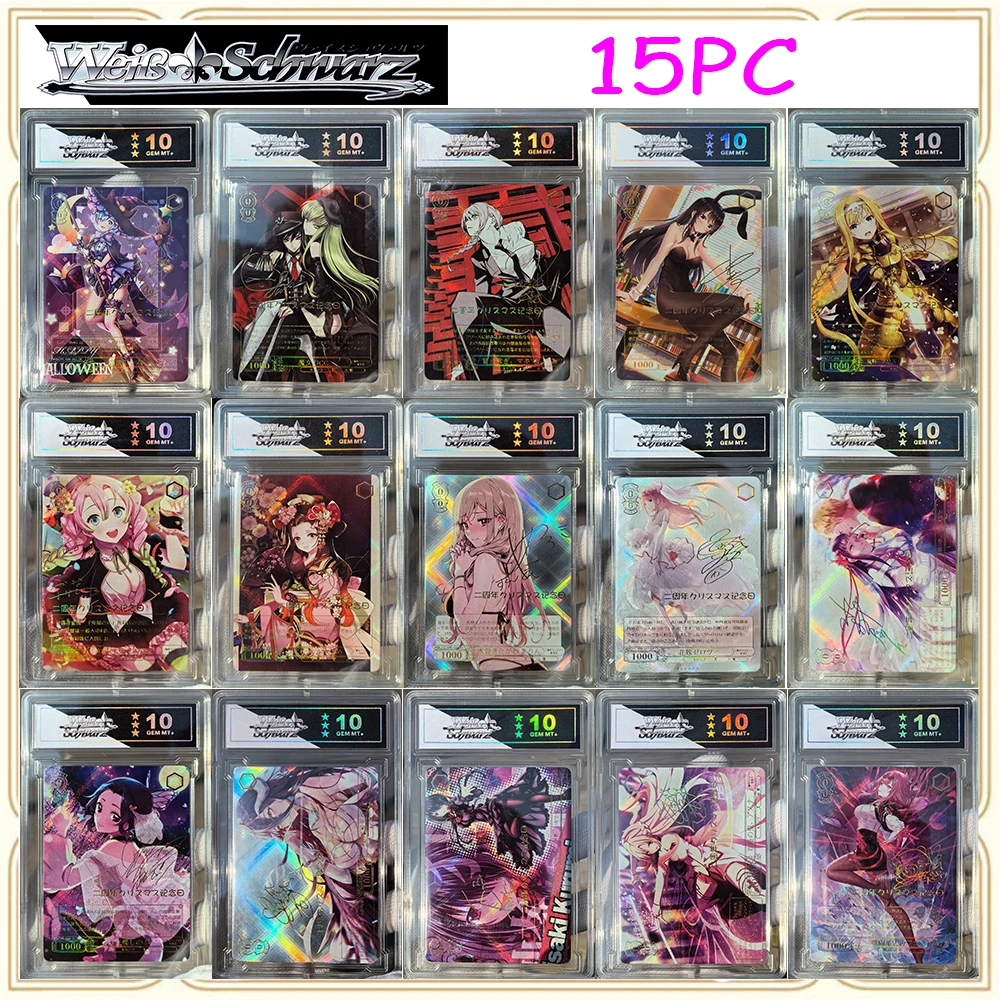 

Anime Goddess Story Weiss Schwarz DIY ACG Boy Play Toys Collectible Cards Christmas Birthday Gift Demon Slayer One Piece Naruto