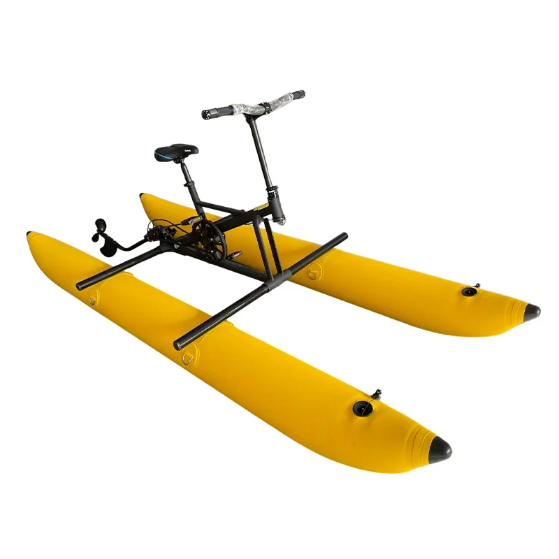

Inflatable Tandem Water Bike Pedal-Driven with Buoyancy Tubes for River & Lake Recreationpromote sales