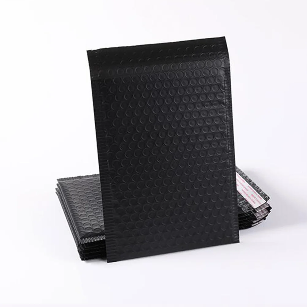 

50 Pcs Packaging Shockproof Foam Express Delivery Packing Pouch Storage Make up Practical Black