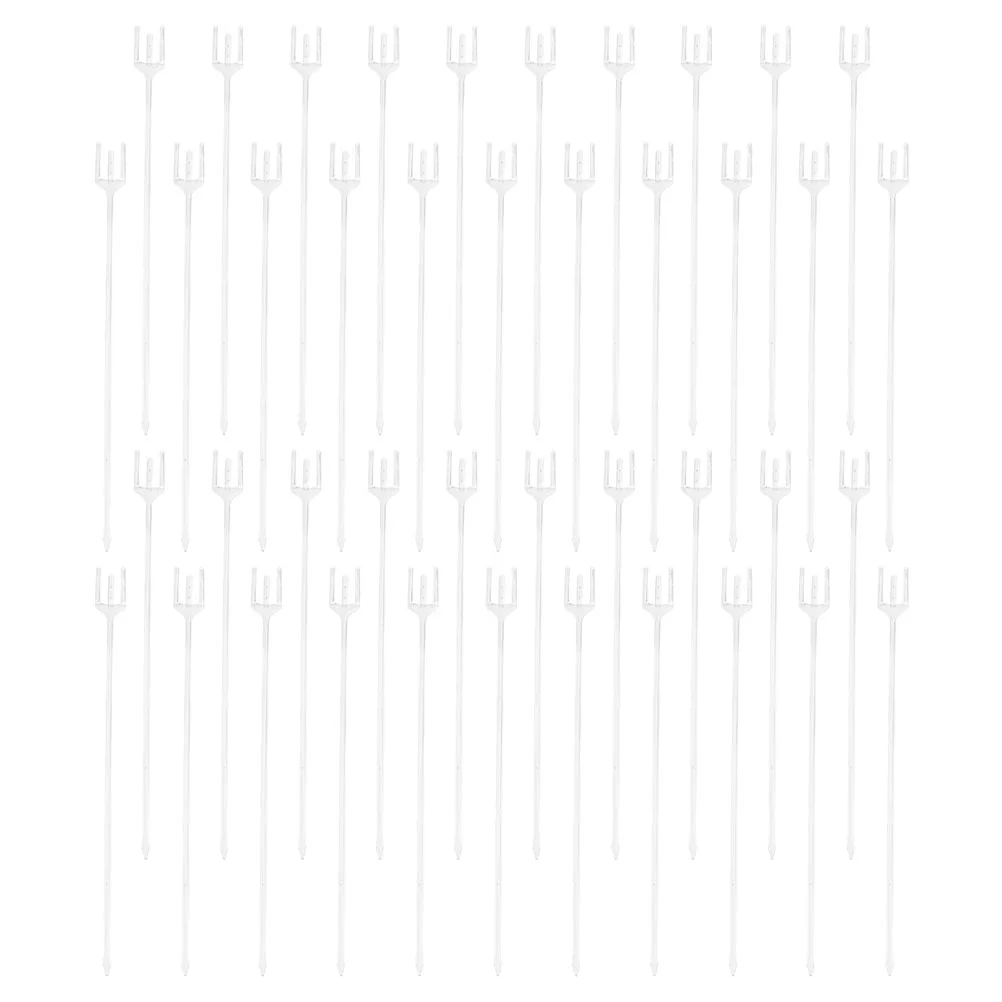

50 Pcs Card Holder Floral Cards Pick Wedding Flower Place Supplies Holders Florist Supply Clip