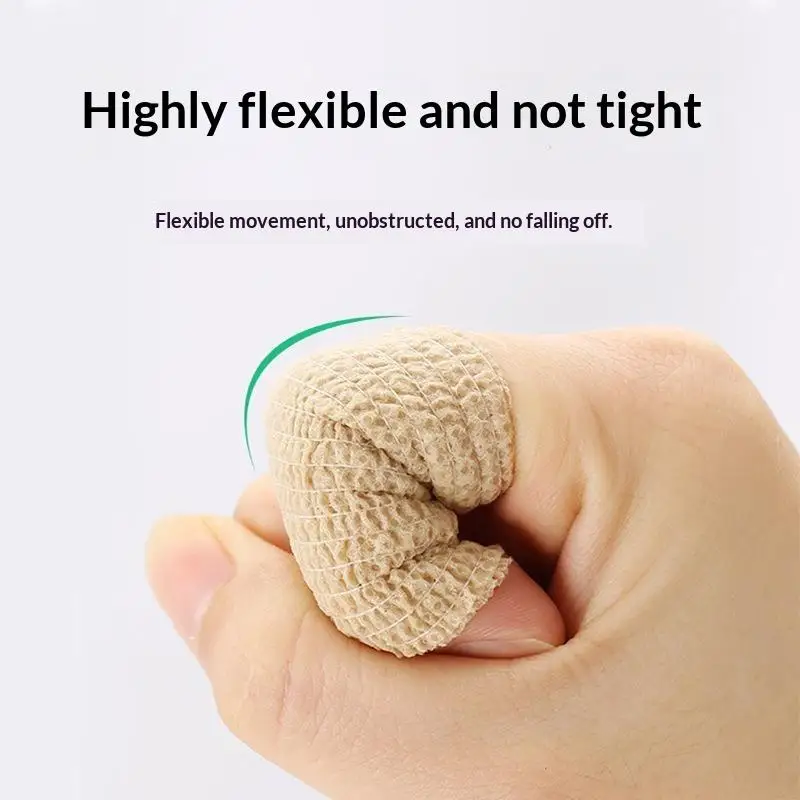 Buntes, selbstklebendes, elastisches Sportbandage-Band 4,5 m Elastoplast für Kniestützen, Finger, Knöchel, Handfläche, Schulter – Detail 2