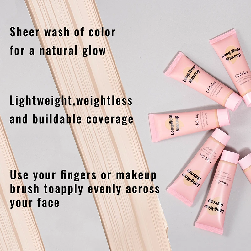 كريم أساس سائل عالي التغطية BB كريم برايمر مقاوم للماء يدوم طويلاً كونسيلر مصحح قاعدة مكياج الوجه الكوري مستحضرات التجميل النسائية