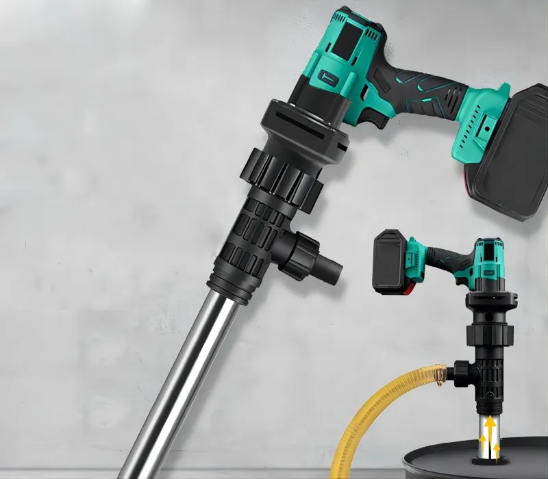 Hot Sale 24V Portable Cordless Chemical Pump Electric High Viscosity Liquid Drum Barrel Oil Transfer Pump Electric Battery