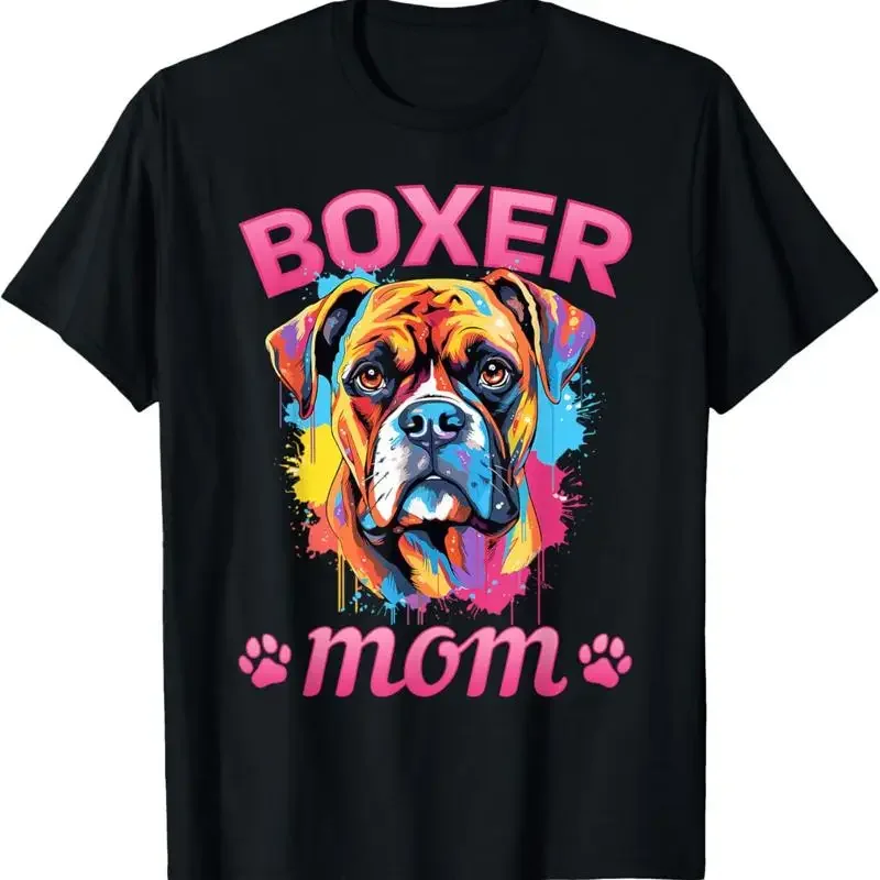 Boxer Dog Breed Pet Mom T Shirt