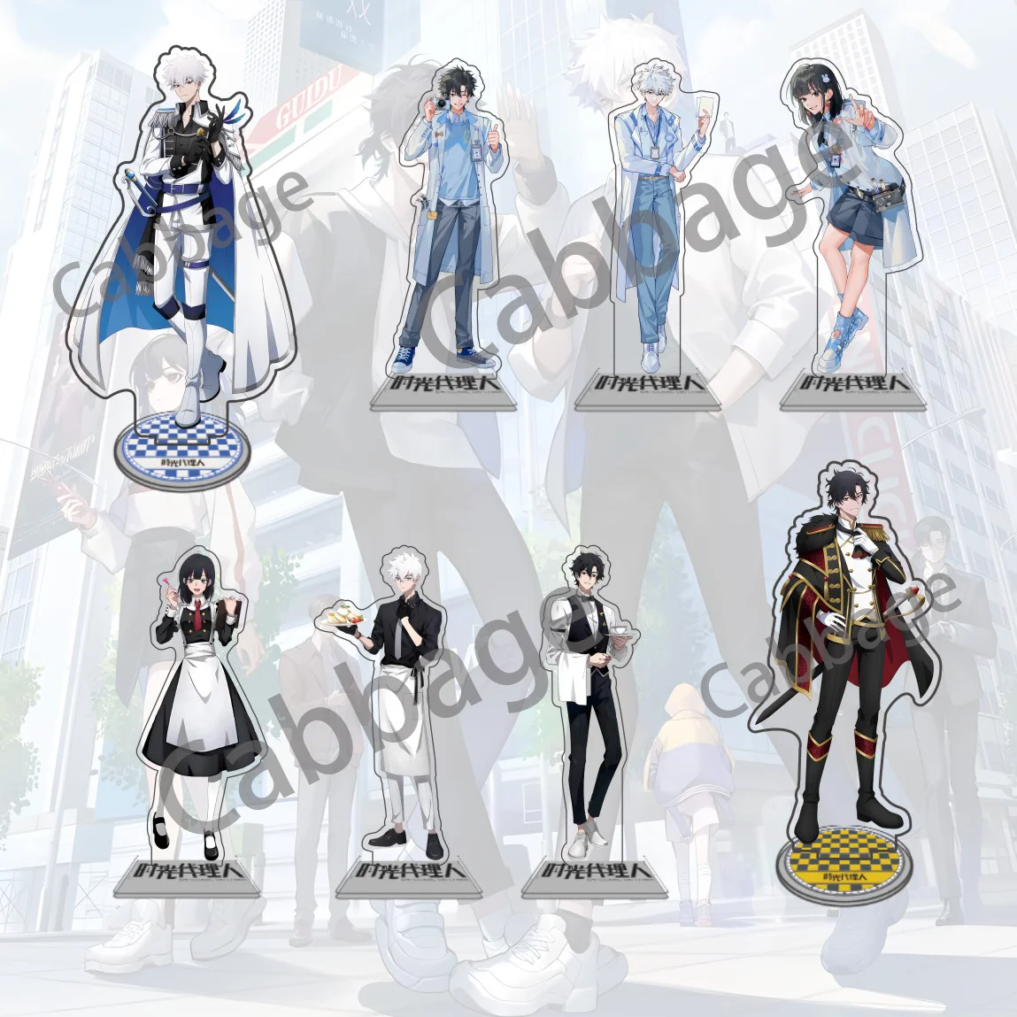 Anime Link Click 15cm acrylic stand figure Charles Lucas Jo standing model desktop bookshelf decoration fan collection gift