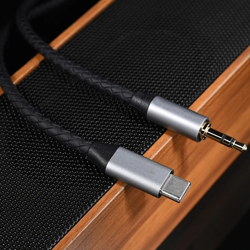 نوع C إلى 3.5 مللي متر ذكر AUX الصوت مهائي كابلات الهاتف ربط مكبر صوت للسيارة عالية الجودة إخراج الصوت التوافق مع جهاز الهاتف المحمول