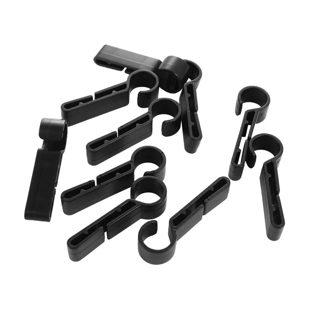 Portable Plastic Anti Slip Outdoor Tool Headlight Accessories Safety Hook Helmet Clip Head Light Clamp Safety Cap Hook