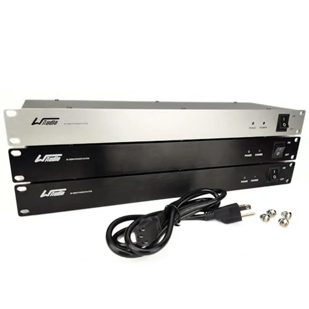 1U Rackmount مرشح الطاقة عرام حامي نظيفة مستقرة الصوت إشارة الضوضاء القضاء الأداء اللامع تسجيل استوديو لايف