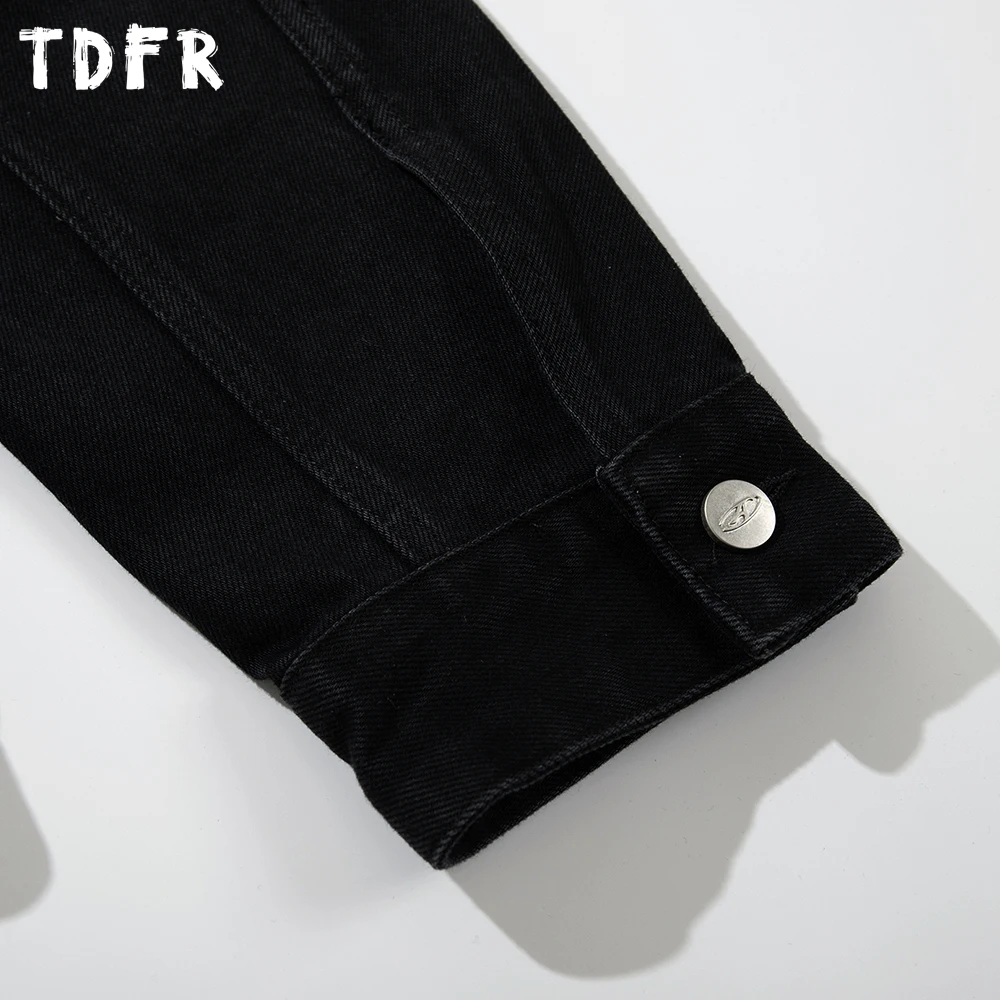 Мужская однотонная куртка-карго с несколькими карманами в стиле ретро, осенняя повседневная свободная верхняя одежда с длинными рукавами и лацканами