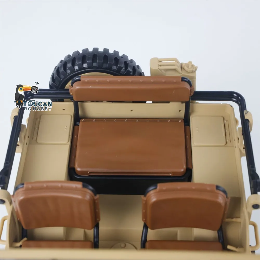 HG 1/14 2.4GHZ オープン型リモコンミリタリーカー 4WD 戦闘モデル 2速 スモーク バッテリー ラジオ HG4 58 RC オフロード車両 おもちゃ