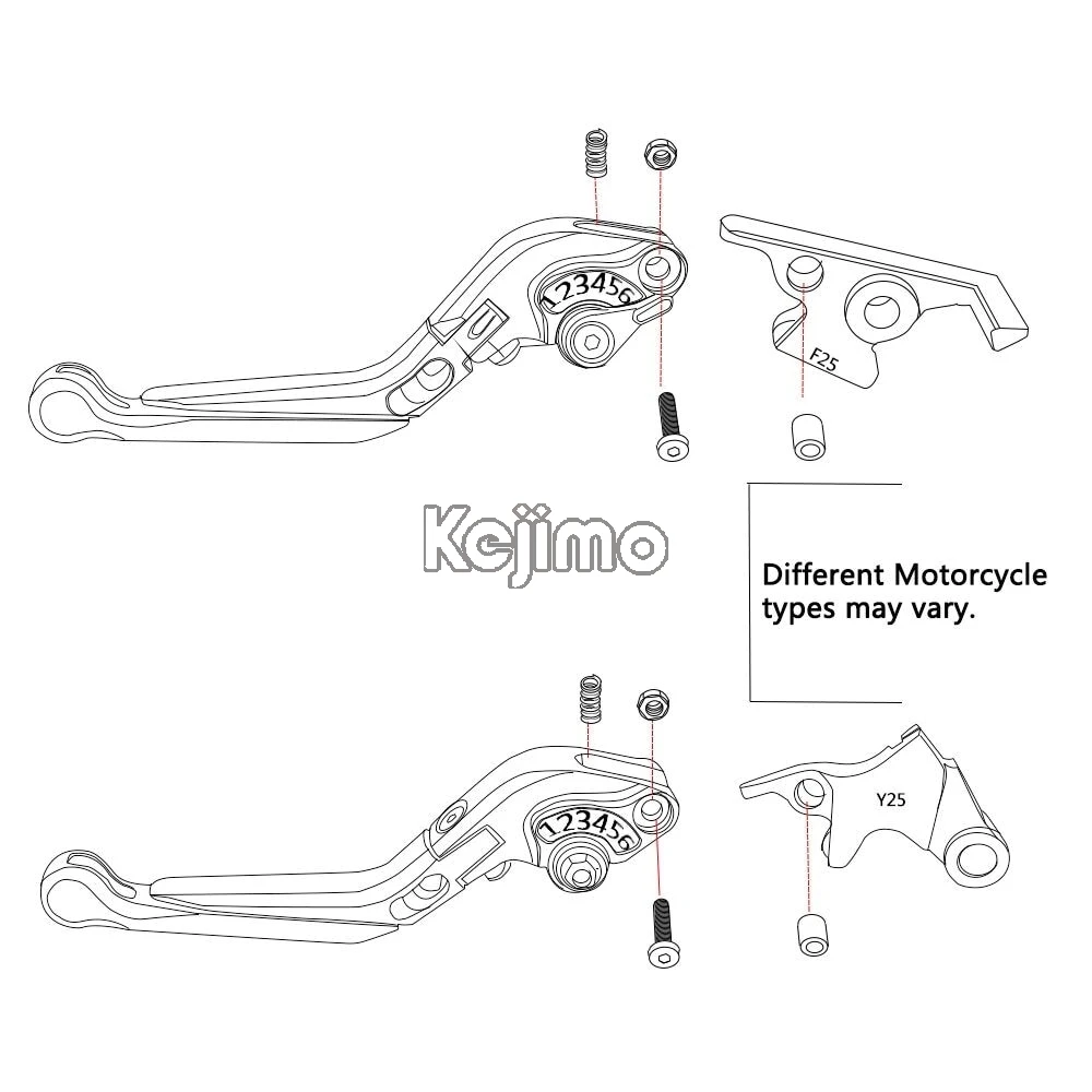 Adjustable Brake Clutch Levers For YAMAHA NMAX125 NMAX155 N-MAX 125 155 NMAX 125/155 2015-2023 2024 2025 Motorcycle Accessories 4