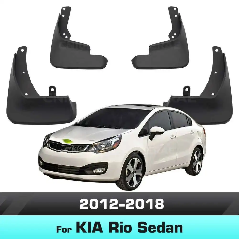 

For KIA Rio Sedan 2012 2013 2014 2015 2016 2017 2018 Fender Mudguard Mud Flaps Guard Splash Flap Mudguards Car Accessories