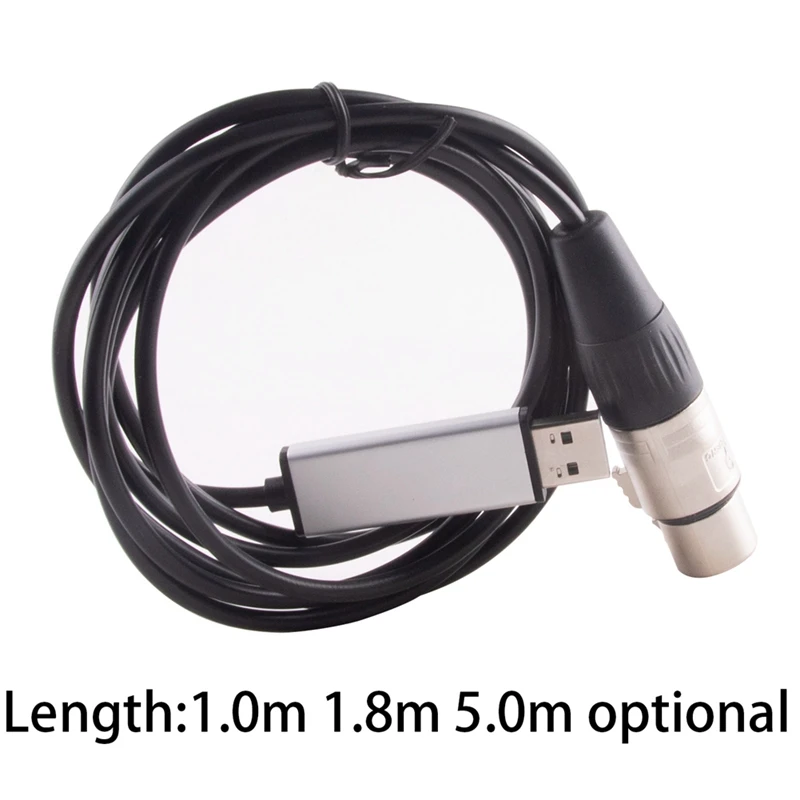 24-Hour Delivery FTDI FT232RL USB TO DMX512 DMX 512 Controller RS485 Dongle Interface Adapter Converter Cable For Freestyler Lig