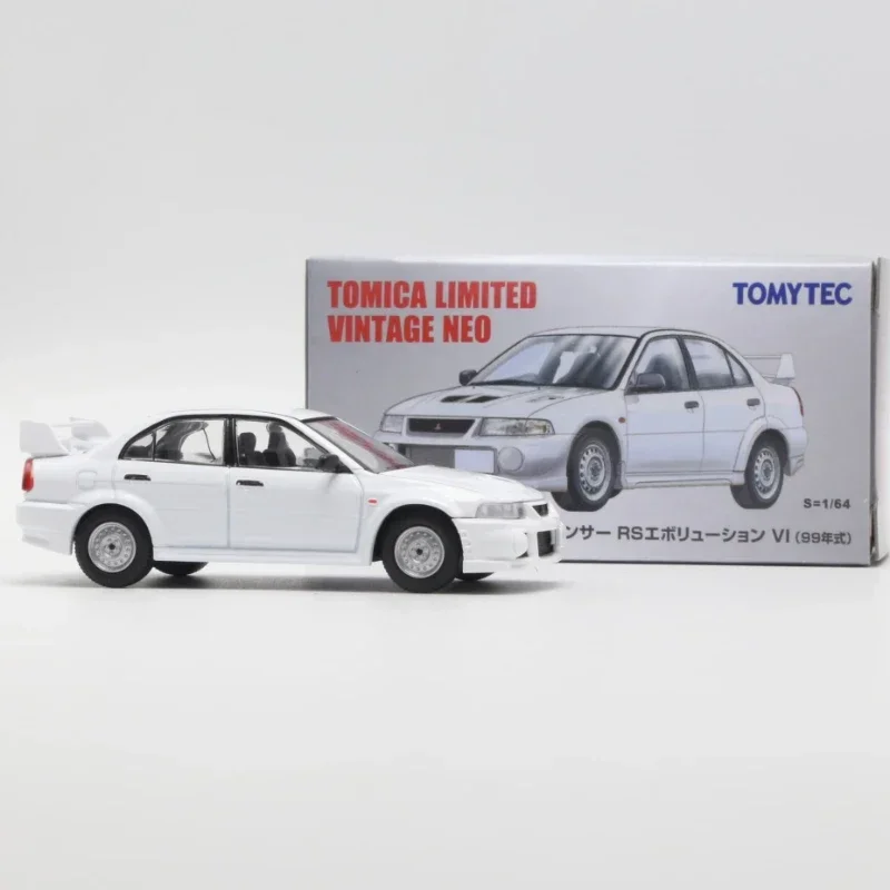 TAKARA TOMYTEC Tomica TLV 1/64 N190e 랜서 RS 에볼루션 VI (흰색) 합금 장난감, 자동차 다이캐스트 금속 모델 선물