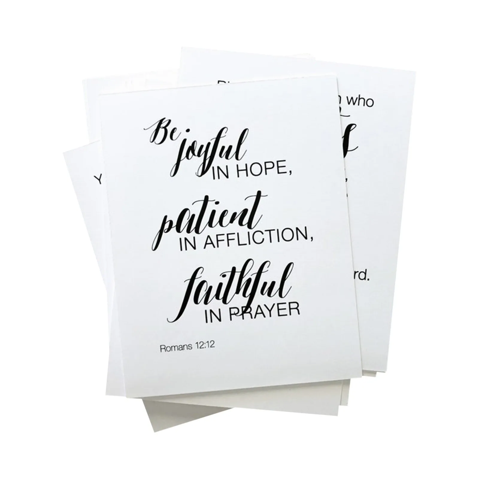 Set Of 52 Scripture Cards - Bible Verse Cards, Biblical Positive Religious Affirmation Decks,Encouragement Cards Greeting Cards