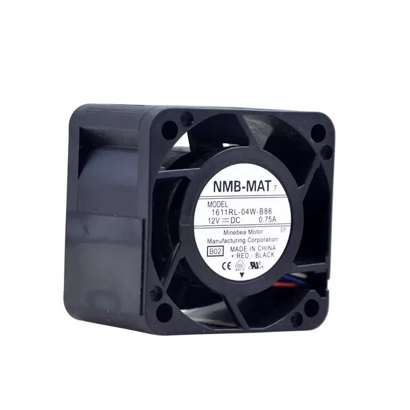 New NMB 4028 4CM 12V 0.75A 1611RL-04W-B86 High Speed Violent Cooling Fan