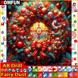 HOMFUN Fairy Dust AB Diamond Painting Full Square/Round Drill 5D DIY