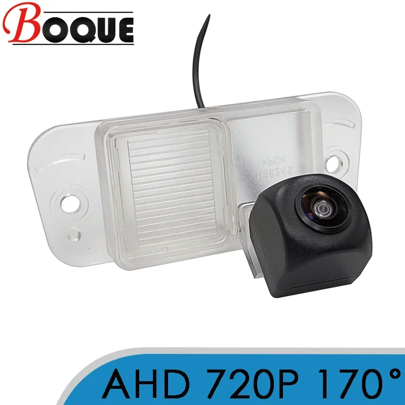 BOQUE 170 Degree 1280x720P HD AHD Car Vehicle Rear View Reverse Camera for Micro for SsangYong New Actyon Nomad 2006~2018