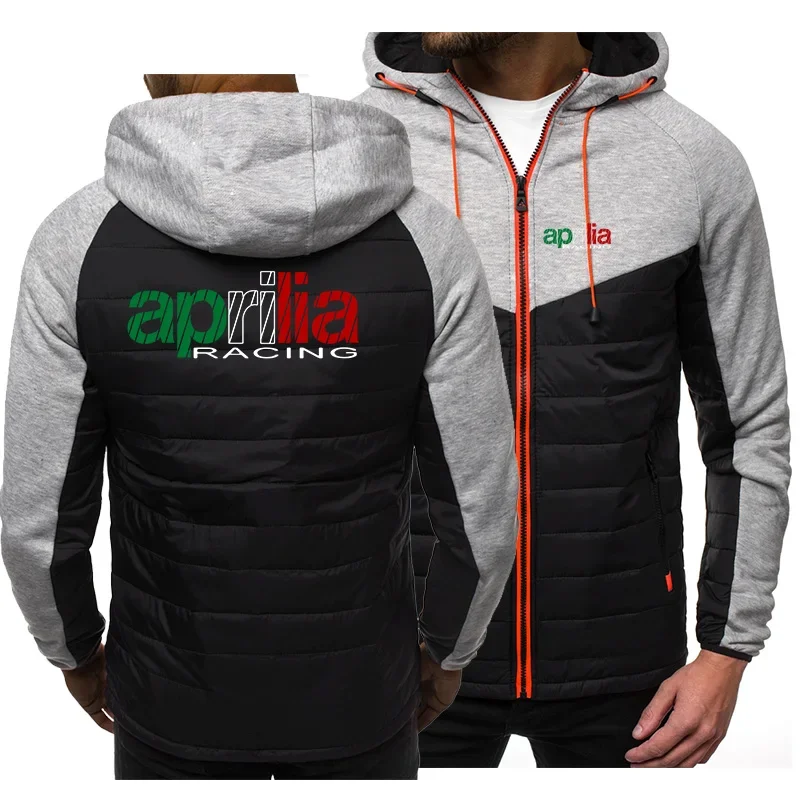 Frühling und Herbst Hoodie Herren Aprilia Logo Auto Animation Spaß Druck hochwertige Baumwolle Herren jacke Hoodie Hip Hop lässig