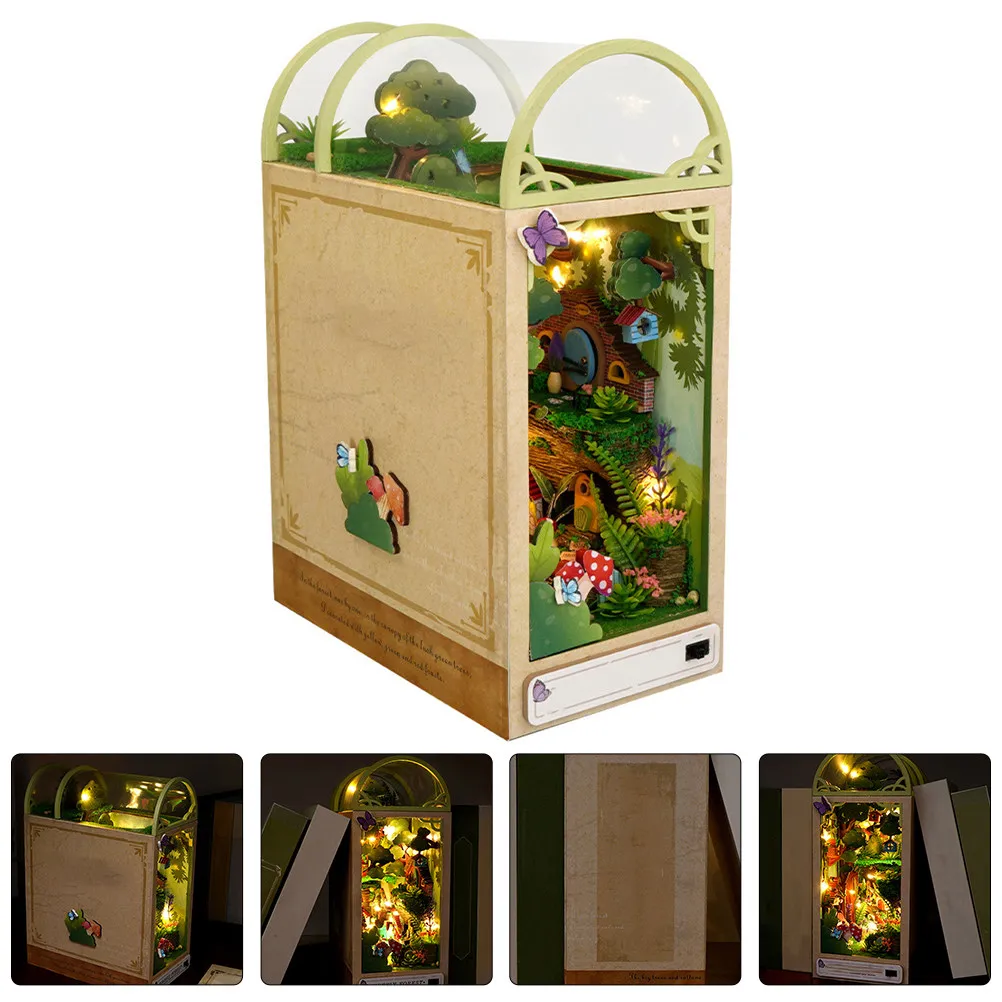 

Набор для сборки деревянного домика своими руками: миниатюрный декоративный домик-украшение, ручная работа, деревянное изделие для демонстрации