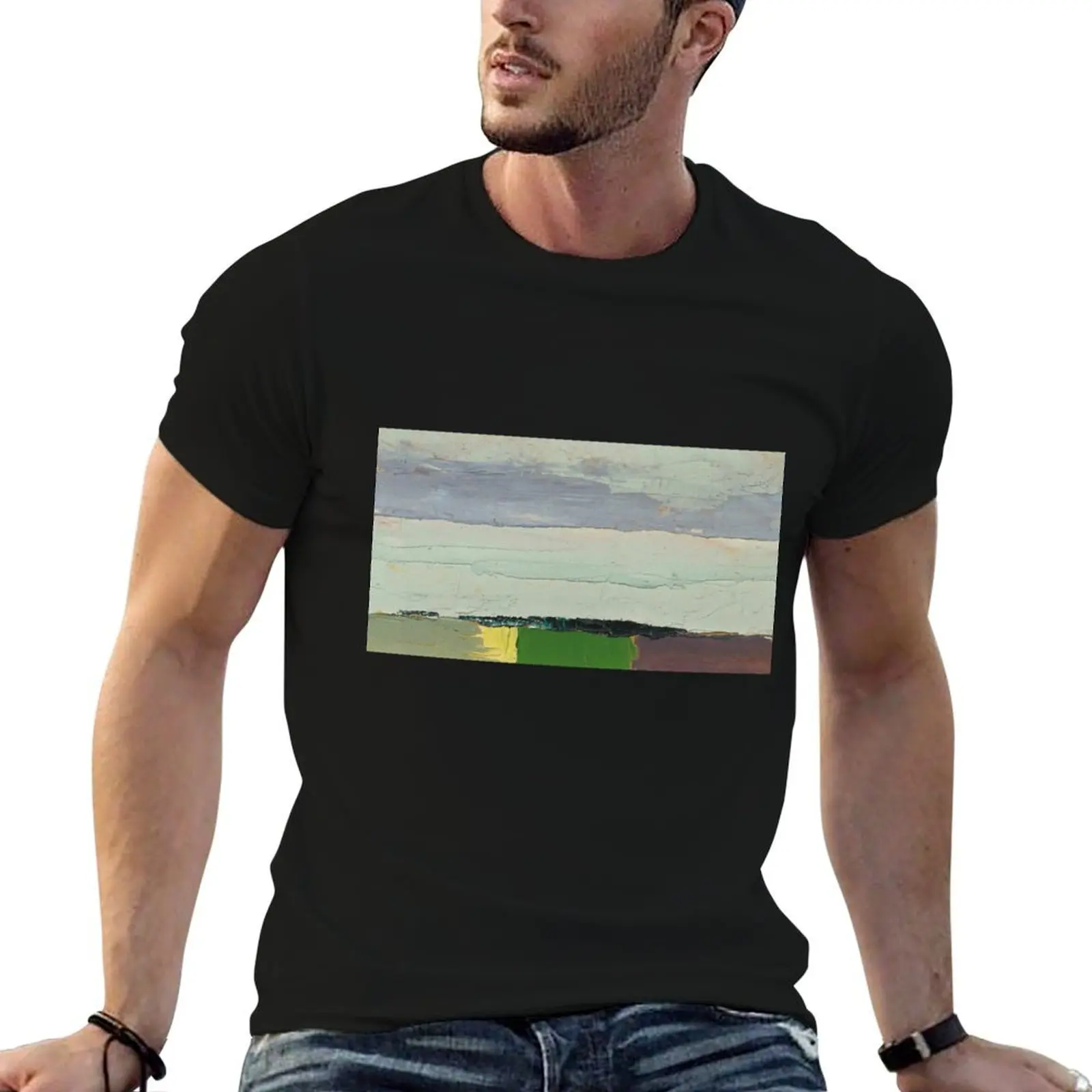 Nicolas de Stael, 1914-1955 Russia Nicolas de Sta?l Abstract Art T-Shirt customs boys animal print mens designer t shirt