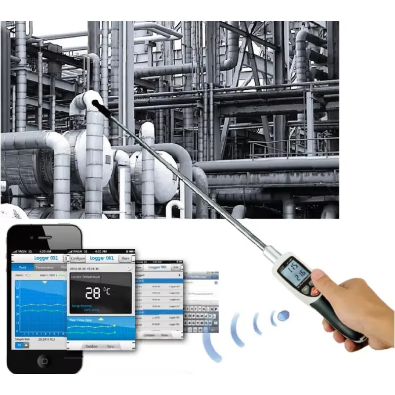 

CEM DT-1880 Portable Digital Air Wind Vane Flow Meter Hot Wire Anemometer Data Logger Velocity Alarm Speed Measuring Instruments
