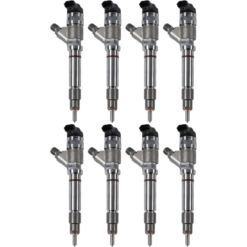 

8PCS 0986435521 0445120042 97780358 Common Rail Injector for 66L Duramax LLY LBZ Reman Engine Chevy Express Silverado 2500 3500