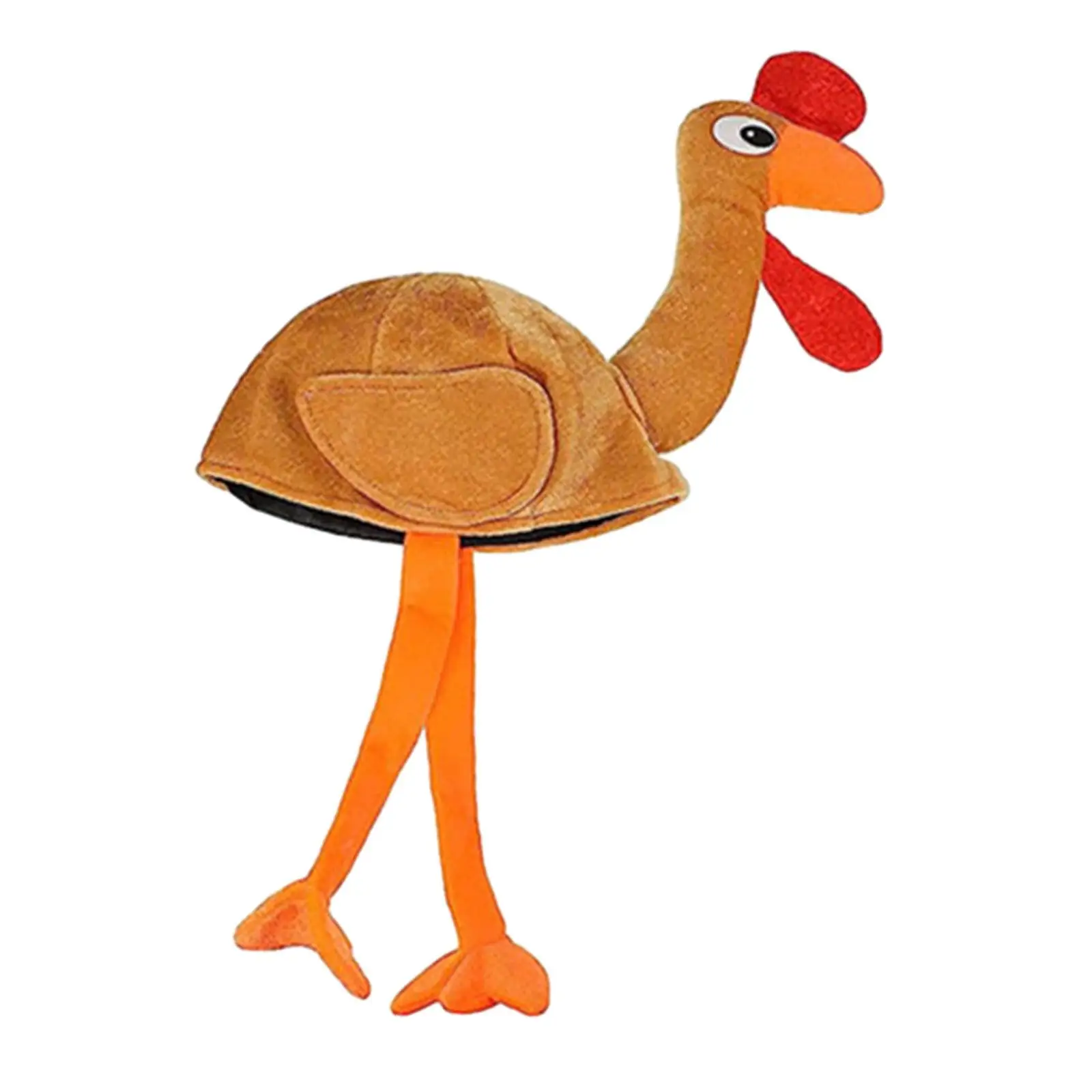 

Turkey Gobbler Hats with Head Legs Costumes Accessories Novelty Cap Headwear for Xmas Halloween Dress up Role Play Carnival