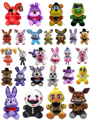 Five Night At Freddy Fnaf Cute Plush Toys Game Doll 18 CM Bonnie Bear Foxy Cartoon Stuffed Dolls Freddy Toys For Children Gifts