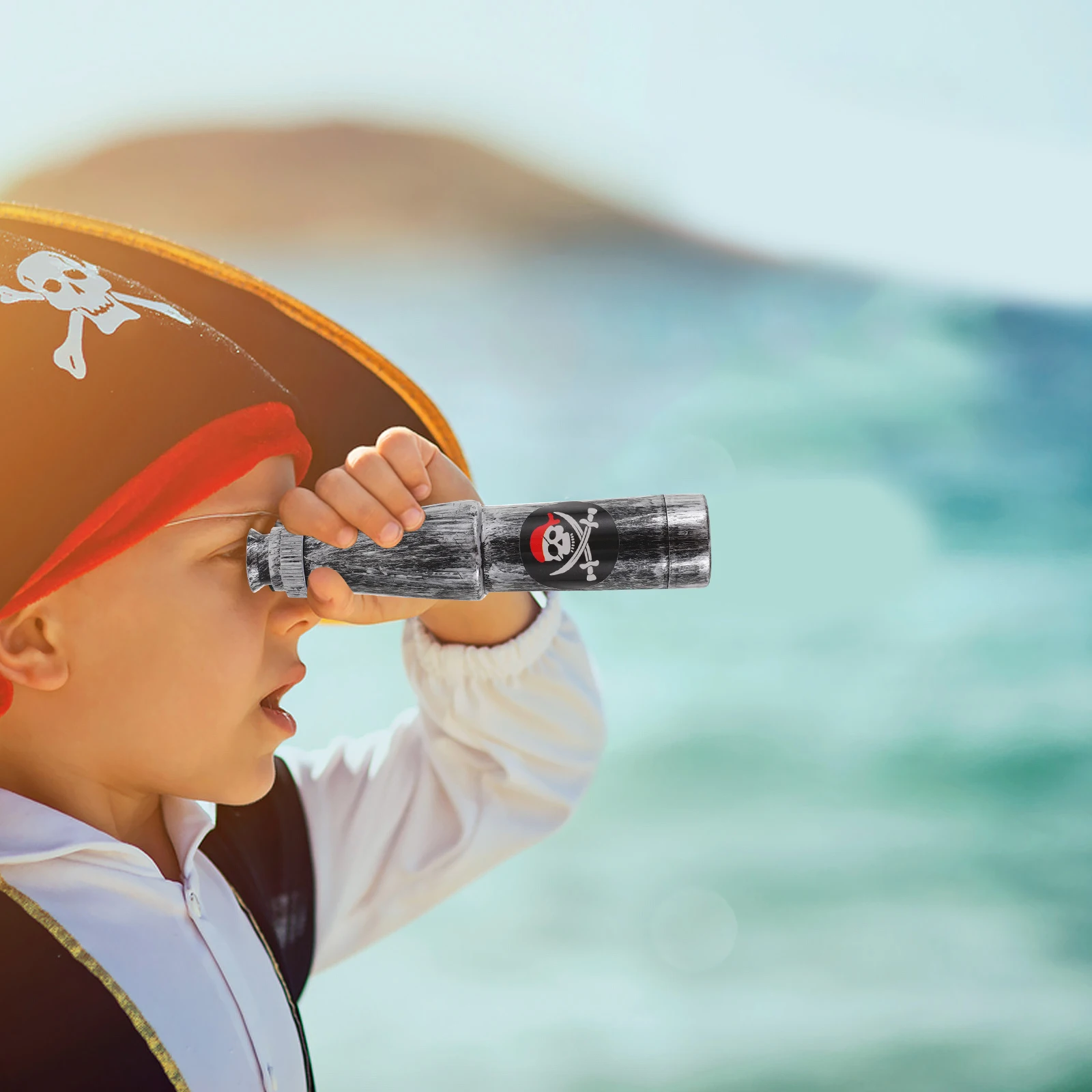 

6 Pcs Pirate Telescope Toys Telescopes Kids Accessories Plastic for Child Spyglass