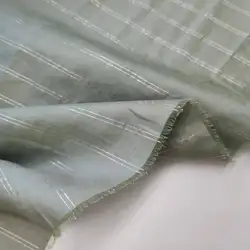 Lurex Silk Cotton Cation Fabric Metallic Somali Dirac Dress Shirt DIY Sewing Material