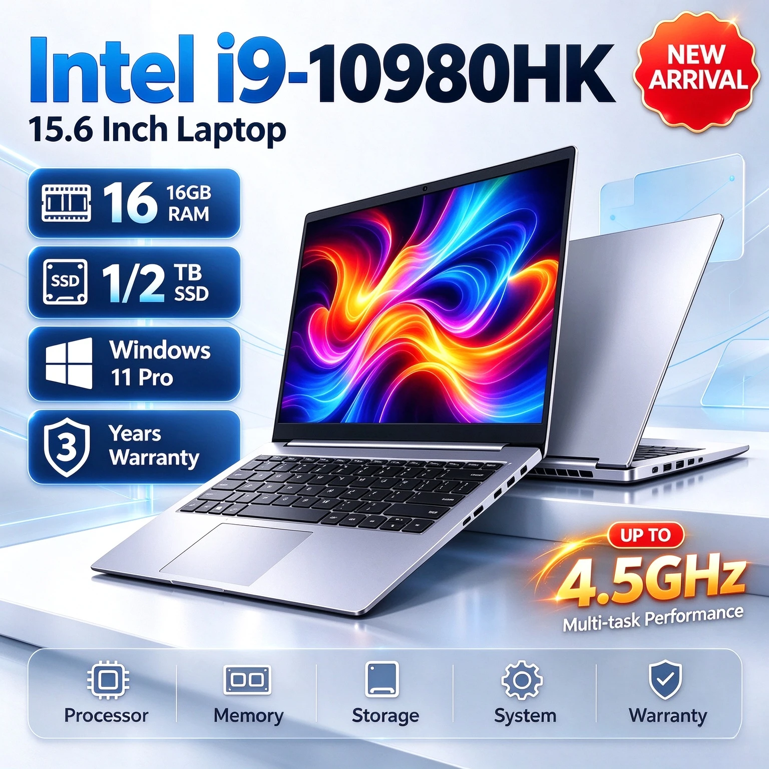 Intel 15.6 Inch Laptop Intel Core i9 10980HK Windows 16/32GB RAM M.2 1TB 2TB SSD Ultrabook Computer Fingerprint Unlock WIFI Fast - Aliexpress Deal