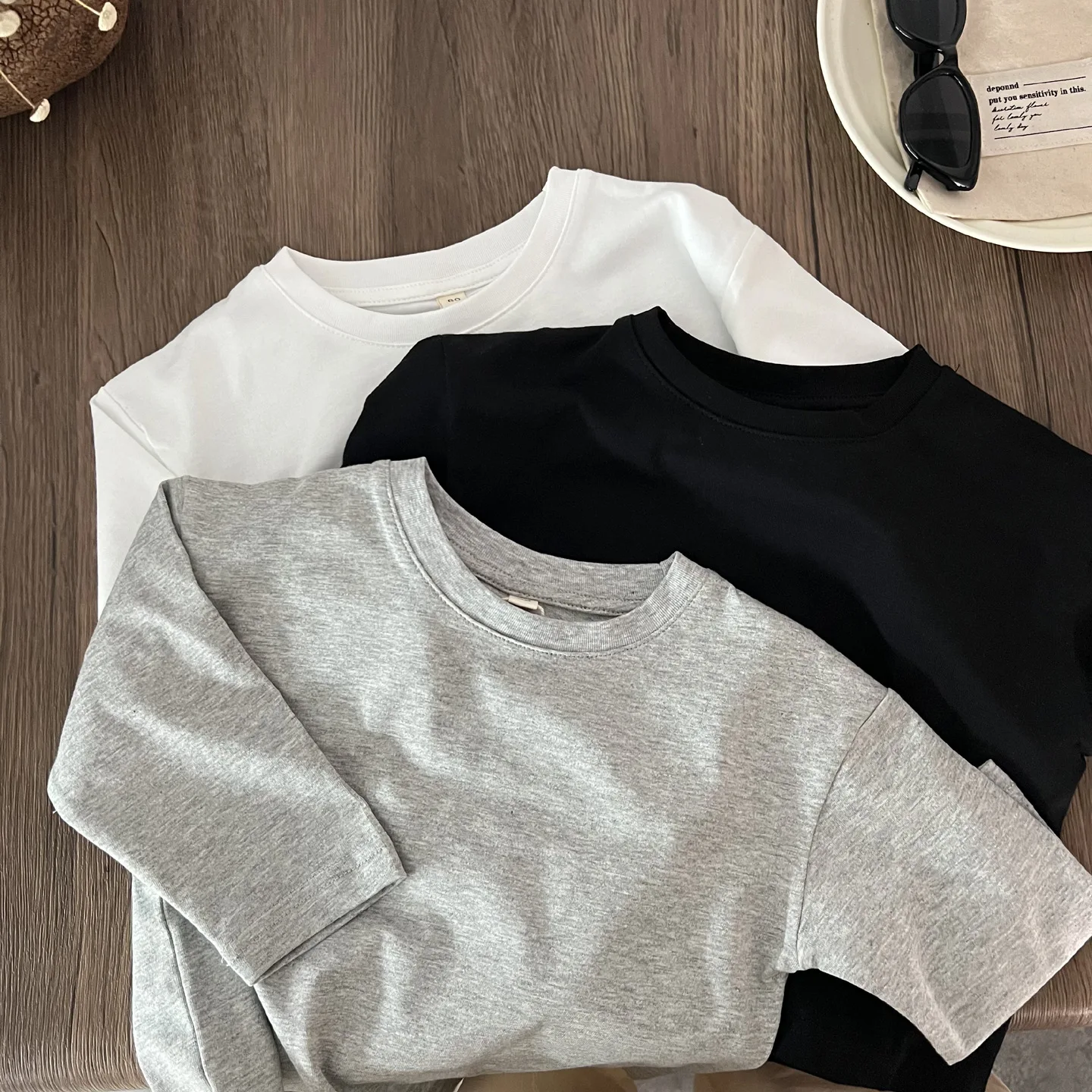 2026 Autumn New Children Long Sleeve T Shirts Solid Girls Cotton Soft Bottoming Shirts Kids Boys Casual O-neck Tee Baby Clothes