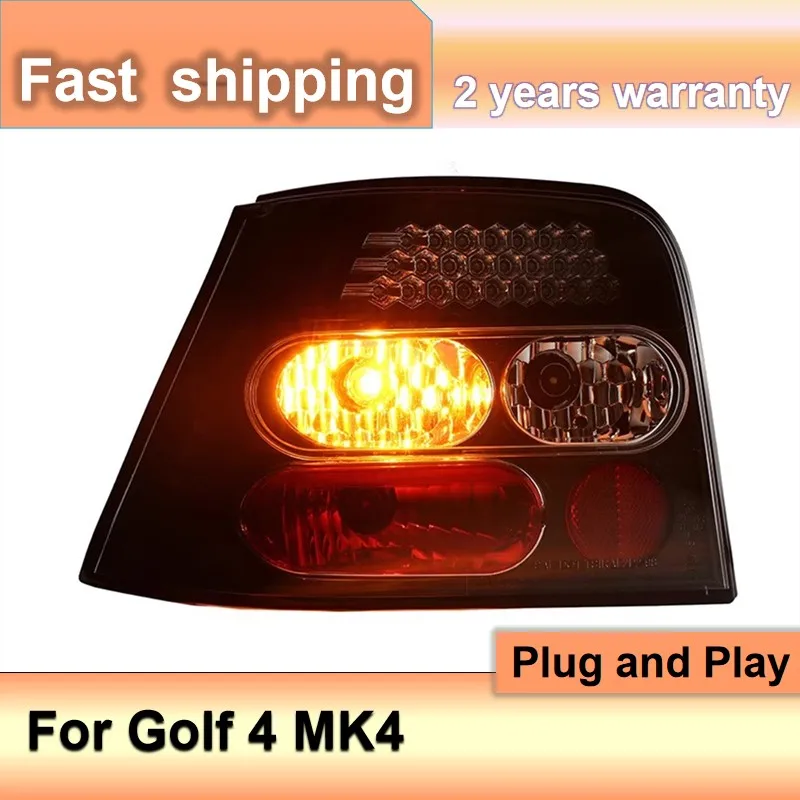 Car Accessories for Volkswagen Golf 4 Tail Lights 2004-2008 VW Golf 4 Rear Taillight DRL Fog Brake Reversing Turn Signal