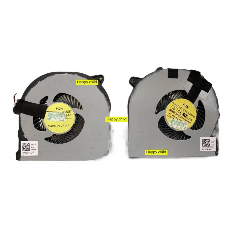 

90%New 0RVTXY 036CV9 CPU/GPU Cooling Fans for XPS 15 9550^ €|€