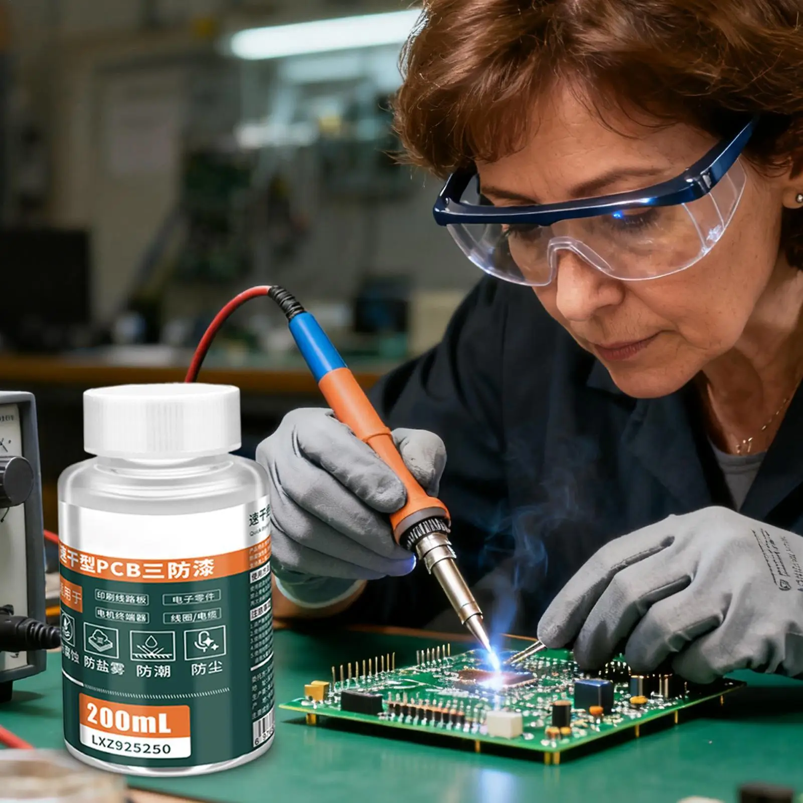 200ml Conformal Coating Waterproof Quick Dry Transparent Insulating Sealant for Circuit Board Phone Computer LED Lamp Repair