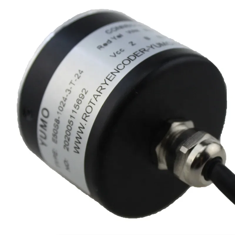 YUMO E50S8-1024-3-T-24 50mm Magnetic Rotary Encoder 8mm shaft diameter rotary encoder