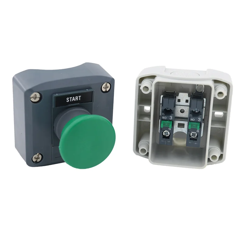 Emergency Stop Mushroom Switch Head Waterproof Control Box Push Button Switch Station SAL LA68H XALD164 Momentary Spring Return - Image 6