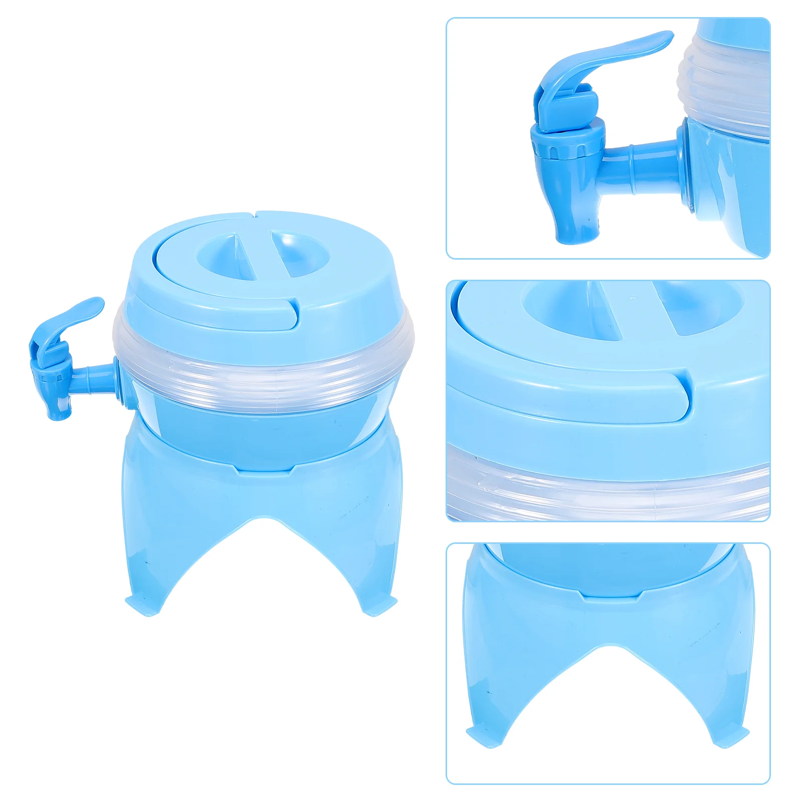 

Syrup Kettle Water Bottle Drink Dispenser with Spigot and Base Beer for Sports Travel