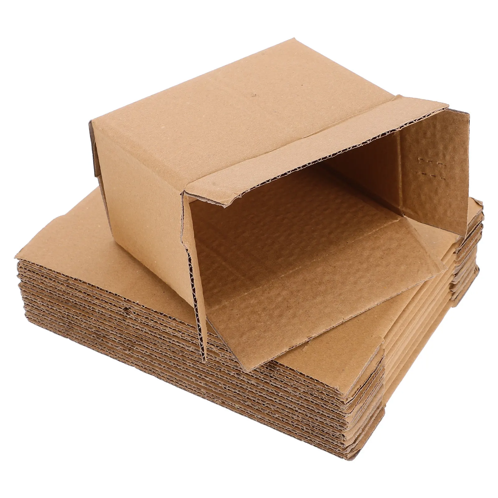 

10Pcs Sturdy Corrugated Packaging Boxes Easy-Assembly No-Tape Design Safe Eco-Friendly Moving Shipping Boxes for Books Supplies