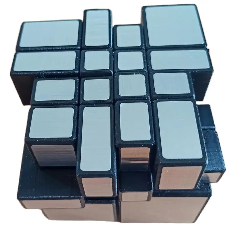 Nuovo cubo magico con blocco specchio fasciato AI Cubo magico Cubo magico professionale con stampa 3D Puzzle giocattoli antistress per bambini